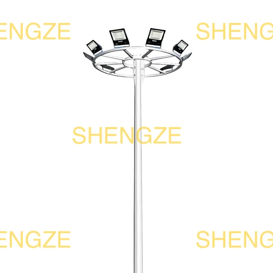 35 Meter Outdoor LED Flood Light with Custom Pole Shape