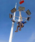 35 Meter Outdoor LED Flood Light with Custom Pole Shape