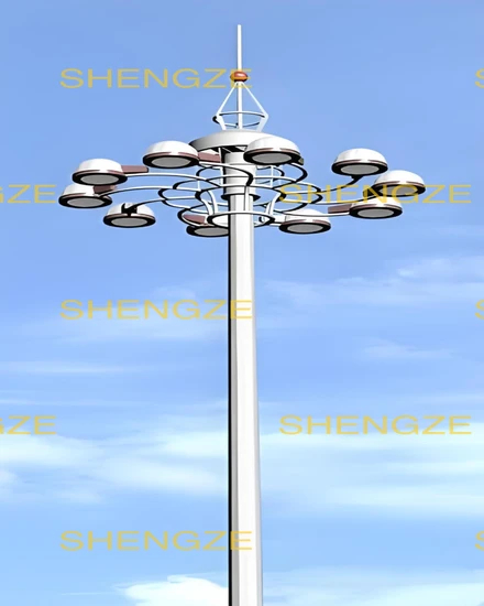 Durable 2000W LED Spotlight with Customizable Pole Shape Options