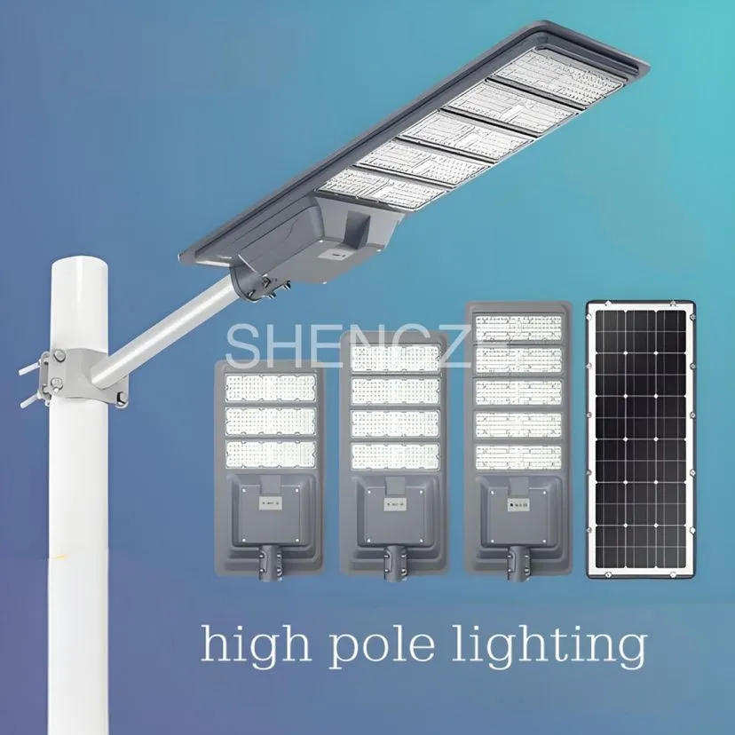 Durable Solar Street Light with Motion Sensor and Light Control Features